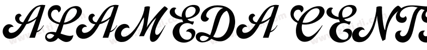 ALAMEDA CENTRAL字体转换